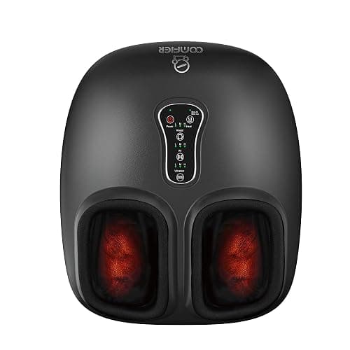 COMFIER Shiatsu Foot Massager with Heat,Vibration,Rolling Compression,FSA Eligible Feet Massager Machine for Plantar Fasciitis,Neuropathy Pain, Fits Size up to 13“,Christmas Gifts for Women,Men,HSA - Image 1