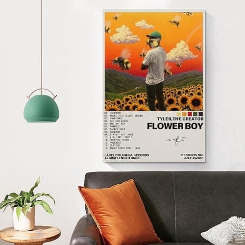 Terp Tyler The Creator Flower Boy Music Album Cover Poster - Gift for Friend, Bedroom Living Room Decor, Modern Aesthetic Unframed 12x18inch (30x45cm) thumbnail 4