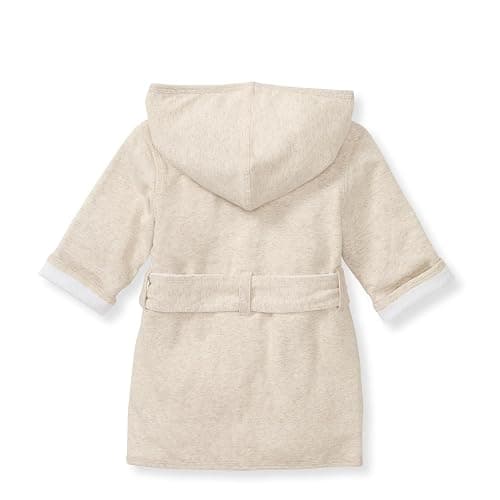 Burt's Bees Baby Infant Hooded Robe Organic Knit Terry Unisex Bathrobe, Newborn Bath Essentials, Unisex Boys and Girls, Size 0-9 Months Old thumbnail 3