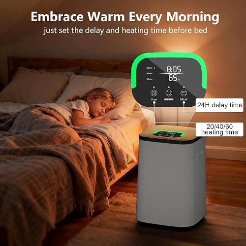 Large Towel Warmer Bucket for Bathroom, Luxury Towel Warmers for SPA, Hot Towel Heater, Great Gift Idea, 24H Delay Function, 1 Min Fast Heating, Fits Three 40"x70" Towels, Bathrobes, Blankets-Black thumbnail 4