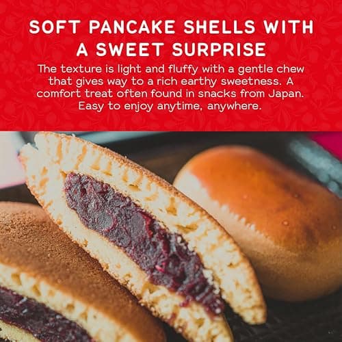 Shirakiku Dorayaki Red Bean Japanese Snacks – Mini Red Bean Pancakes from Japan – Sweet Asian Snacks, Popular Japanese Treat, 10.58 oz (Pack of 1) thumbnail 4