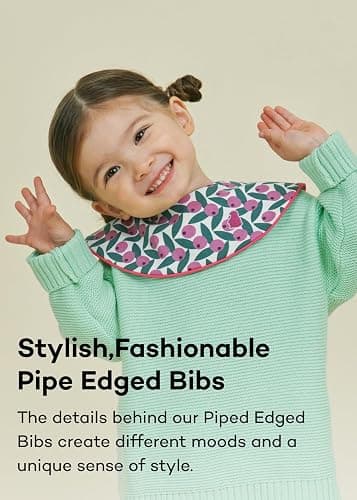 Konny Baby Bibs Set, 360 ​​° Rotate, Soft and Absorbent Bandana Drooling for Boys Girls baby Essentials thumbnail 4