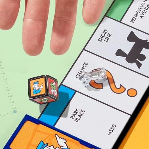 Monopoly Go to Jail Expansion | Add More Fun to Classic Monopoly Game and Play Faster | Ages 8+ | 2-6 Players | 40 Mins. | Family Board Games | Kids thumbnail 8