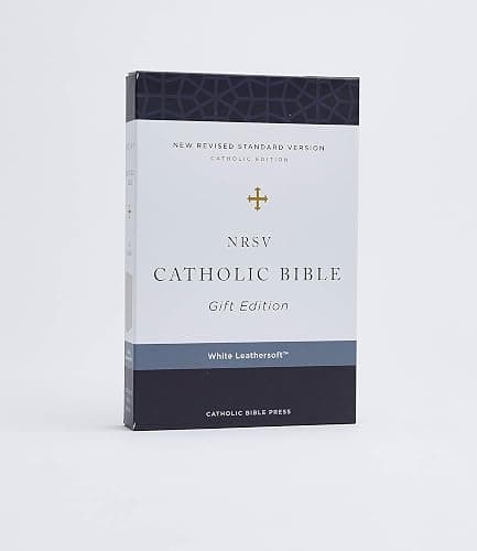 NRSV Catholic Edition Gift Bible, White Leathersoft (Comfort Print, Holy Bible, Complete Catholic Bible, NRSV CE): Holy Bible thumbnail 4
