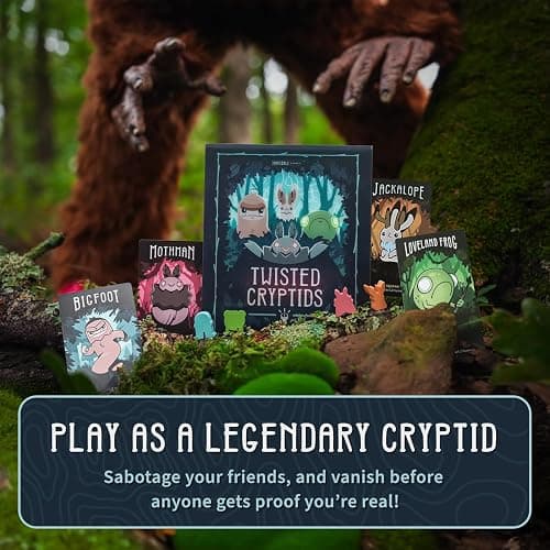 Unstable Games Twisted Cryptids Board Game - Strategy Card Game for Adults and Kids - Family Board Games for 2-4 Players, Ages 12 and Up - from The Creators of Unstable Unicorns and Here to Slay thumbnail 3