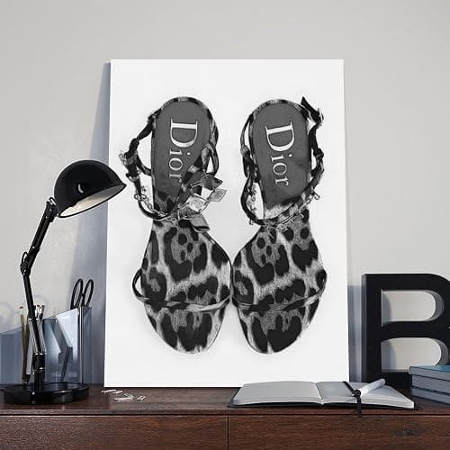Dehub Black And White Luxury Poster for Home Office Decoration Chic Fashion Canvas Prints for Wall Aesthetic Perfect Gifts for Birthday Party Unframe-style 08x12inch(20x30cm) thumbnail 8