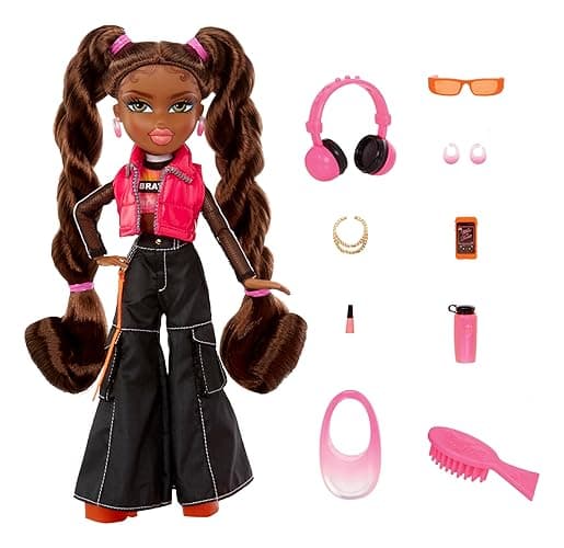 Bratz Alwayz Sasha Fashion Doll with 10 Accessories and Poster thumbnail 3