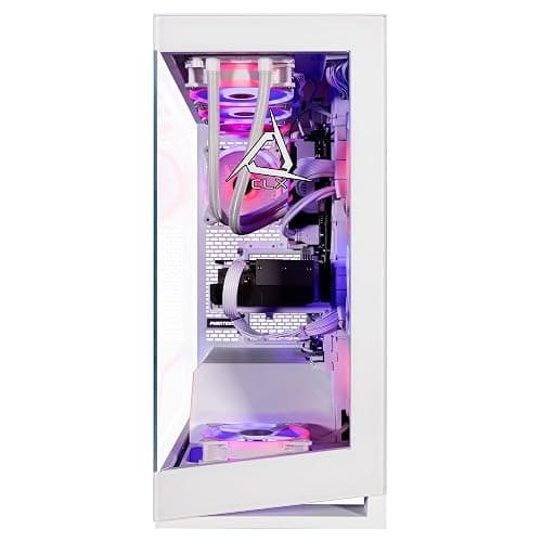 CLX Horus Gaming PC - Intel Core i9 14900KF 3.2GHz, GeForce RTX 4090, 2TB NVMe M.2 SSD, 6TB HDD, 64GB DDR5 RGB Memory, 360mm AIO, WiFi, Windows 11 Home, White thumbnail 3