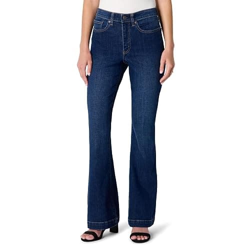 Amazon Essentials Womens High Stretch High-Rise Flare Jeans - Image 1
