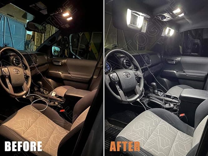 AUTOGINE 16 Piece White Interior LED Lights Kit for Toyota 4Runner 2010 2011 2012 2013 2014 2015 2016 2017 2018 2019 2020 2021 2022 Super Bright 6000K Interior LED Light Bulbs Package + Install Tool thumbnail 3