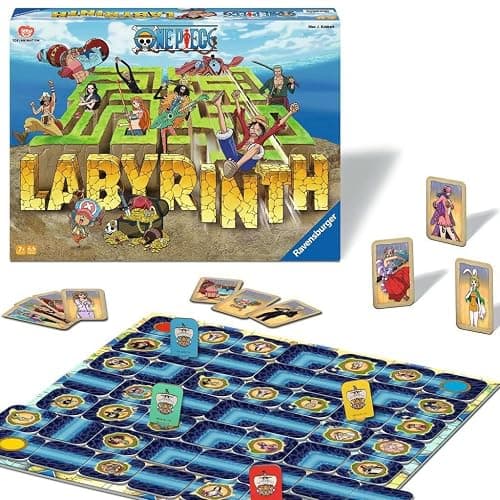 Ravensburger One Piece Labyrinth - A Strategic Maze Challenge Featuring Monkey D. Luffy and Crew - Fun Family Game for 2-4 Players - Ages 7 and Up thumbnail 4