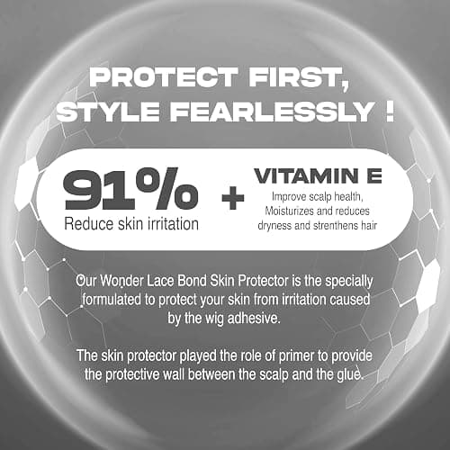 Wonder Lace Bond Skin Protector - Enhanced 2 fl.oz/60ml | Improved Formula for Preventing Irritation, and Skin & Scalp Protection, Long Lasting Adhesion thumbnail 3