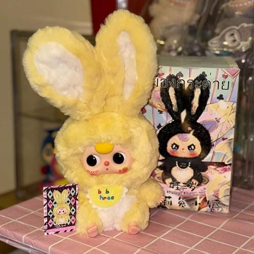 Fesuphy Baby Three Blind Box Plush, Baby Three Lily Rabbit Town V3 Series, Cute Vinyl Plush Blind Box Doll, Kawaii Collectible Toys Figure Mystery Box for Gifts, Single Box (1 of 9 Possible Styles) thumbnail 8