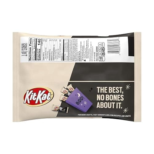 KIT KAT Breaking Bones White Creme Snack Size, Halloween Wafer Candy Bars Bag, 10.29 oz thumbnail 2