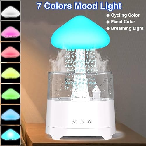Cloud Humidifier Rain Water Drip Diffuser thumbnail 5