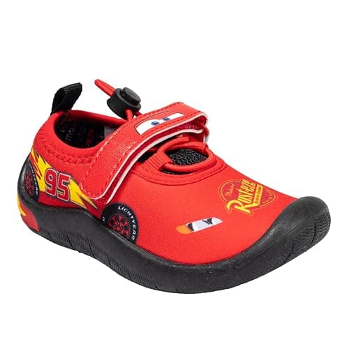 Disney Cars Water Shoes - Lightning McQueen Aqua Sock for Toddler Kids - Fashion Foot Protection for Water thumbnail 6