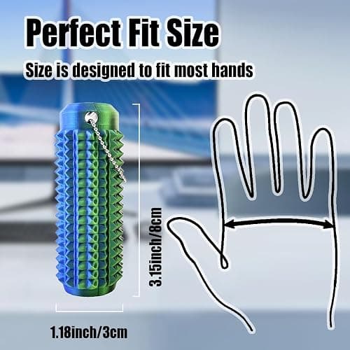 Little Pain Ouchies Fidget (4PCS), Pain Stim Fidget Toy for Adults & Teens, 3D Printed Spiky Grippie Stim Keychain, Sensory Toy for Stress Relief & Focus, Office Workers Novelty Gifts for Men (Laser) thumbnail 5