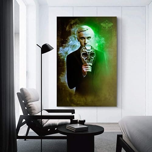 WENIN Tom Felton Draco Malfoy Canvas Art Poster and Wall Art Picture Print Modern Family bedroom Decor Posters 16x24inch(40x60cm) thumbnail 4