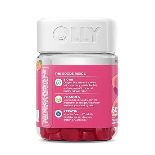 Olly, Gummy Undeniable Beauty Grapefruit Glam, 60 Count thumbnail 12