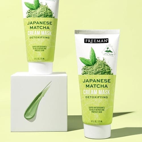 Freeman Exotic Blends Detoxifying Japanese Matcha Cream Facial Mask, 6 fl.oz./ 175 mL Tube thumbnail 6