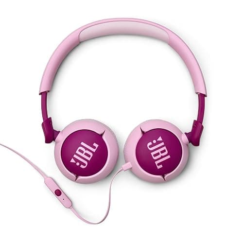 JBL Junior 320 - Wired on-Ear Kids Headphones Safe Sound (<85dB), Built-in mic, Fit for Kids and Customizable with Included Stickers (Purple) thumbnail 7