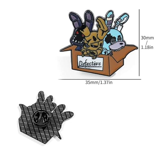Pounchi Horror Game Stickers (100 Pcs with Cute Badge Decoration) Halloween Gaming PVC Sticker, Gifts for Laptop Water Bottle Skateboard Party Supplies thumbnail 3