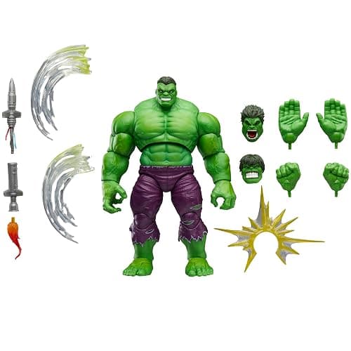 Marvel Legends Maximum Series Hulk, Deluxe Hulk Comics Collectible 6-Inch Scale Action Figure with Incredible Articulation and Smashing Accessories - Image 1