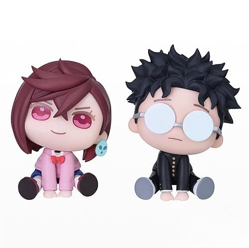 SEGA-QyuruMe TV Anime DAN DA DAN Mini Figure Momo & Okarun (EX)-Blind Box-1 of 2