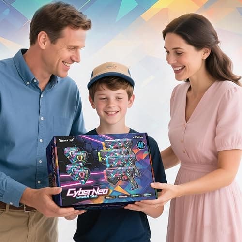 Laser Tag Guns Set of 4, Lazer Tag Game for Kids, Teens & Adults,Fun Outdoor Teenage Game & Activities, Gift for Teenage Ages 8 9 10 11 12+Year Old Boy & Girls thumbnail 6