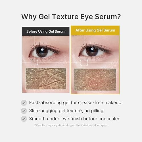 medicube Eye Serum with Kojic Acid Turmeric | All-Day Brightening Eye Gel Serum | Refreshing Eye Care with Vitamin C, Retinol & Caffeine | Hydrating & Cooling Formula | Korean Skincare, 1.01 fl.oz thumbnail 5