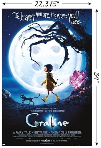 Trends International Coraline - Braver One Sheet Wall Poster, 34L x 22.4W, Unframed Version thumbnail 3