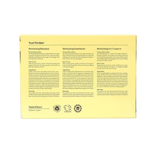 Sun Bum Hair Care Travel Essentials Kit - Revitalize Your Hair With Revitalizing Shampoo, Conditioner, and 3-in-1 Leave In Treatment - Includes Aloha Collection Travel Pouch thumbnail 8
