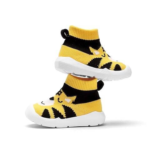 Engtoy Baby Shoes & Socks - Non-Slip Breathable Slippers with Soft Rubber Sole - Baby Boys & Girls Slip On Sneakers thumbnail 5