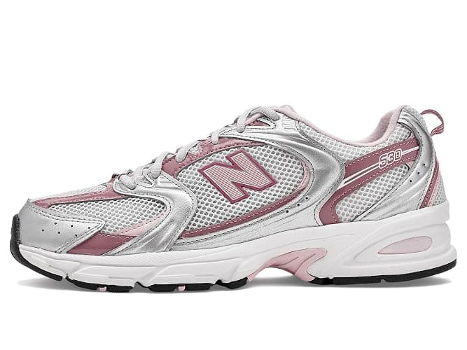 New Balance 530 Unisex Running Inspired (U53022Q) (Silver Metallic/Rosewood) thumbnail 4