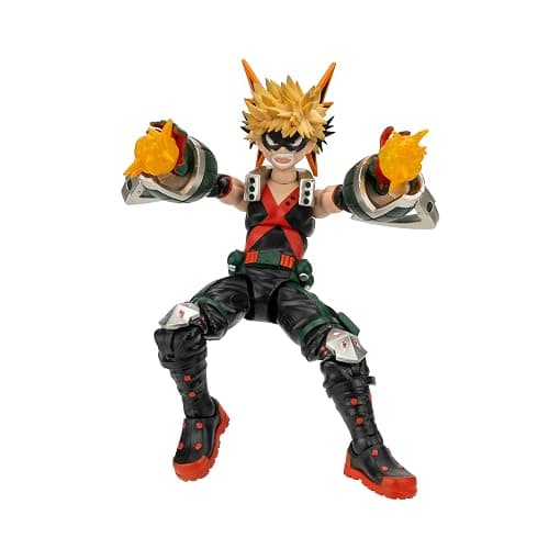 Total Anime Katsuki Bakugo - 6.5-Inch Figure with Swappable Faceplates, Alternate Hands, and Blast Effects thumbnail 7