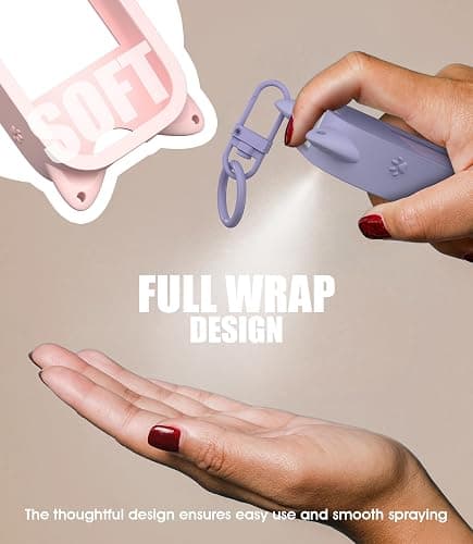 Sonnorel Silicone Case Compatible with Touchland Hand Sanitizer Spray (Fit for 1 FL OZ/30 mL Ver), Portable keychain thumbnail 2