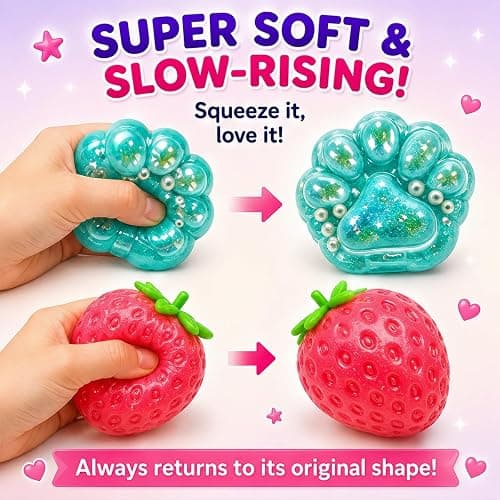 Squishy Box Mystery Set (#A) | 8 Pcs Squishies, Soft Squeeze Fidget Toys, Malt Sugar Blind Box, Fun Gift for Kids Teens and Adults thumbnail 8