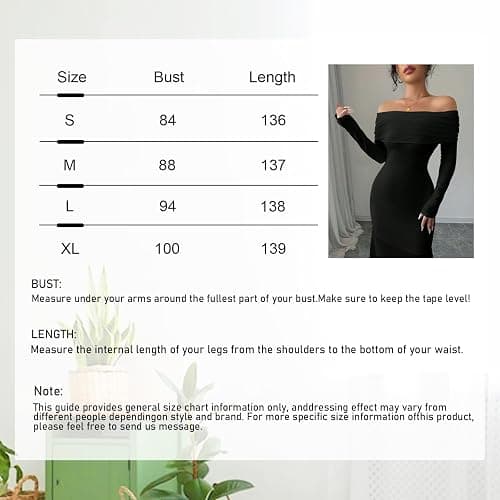 JYIXXZX Robe Femme Sexy Maxi Robes à Épaules Dénudées Elégant Manches Longues Bodycon Robes Longue Chic sans Bretelles Dos Nu Moulante Robe de Soirée Cocktail Nuit Clubbing Fête thumbnail 4