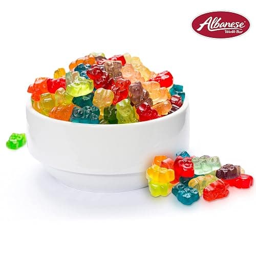 Albanese World's Best 12 Flavor Gummi Bears, 36oz Bag of Candy, Soft & Chewy Candy Snacks, Fruity Flavor Assortment thumbnail 12
