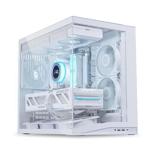 Lian Li O11 Dynamic Mini V2 Flow MidI-Tower Case - White - Image 1