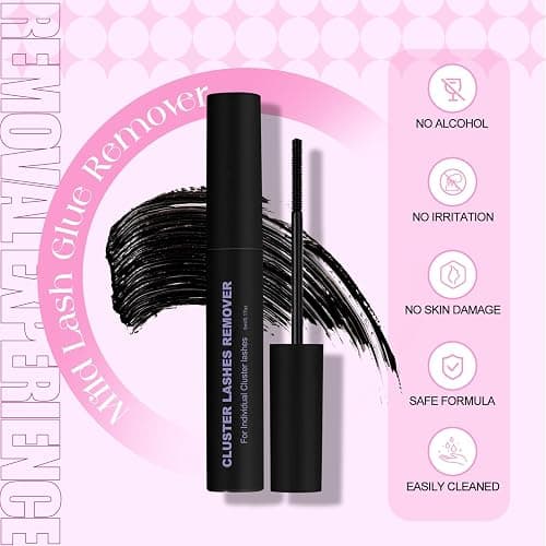 Wendy Lash Clusters Kit Packs: 980-Pcs, 60D, 80D, 80D, 100D, D Curl, 10-18mm Mixed, Cat Eye, Soft, Natural, Fluffy, DIY Eyelash, Individual, Fake Lashes, Bulk Pack thumbnail 6