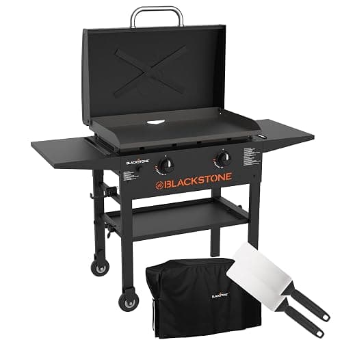 Blackstone 2450AZ 28" Omnivore Griddle Bundle with Soft Cover and Two Spatulas - Image 1