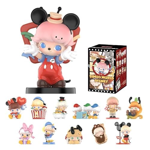 POP MART DIMOO World × Disney Series Figures, Blind Box Figures, Random Design Action Figures Collectible Toys Home Decorations, Single Box - Image 1