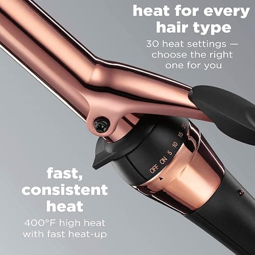 CONAIR INFINITIPRO Rose Gold Titanium 1-Inch Curling Iron, 1-inch barrel produces classic curls – for use on short, medium, and long hair thumbnail 3