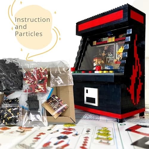 Vziimo Fighter Game Micro Blocks Sets for Adults and Teens 14+ Building Toys, Creative Bricks Gifts for Game Fans- Compatible with Nano(1060 Pieces) thumbnail 4