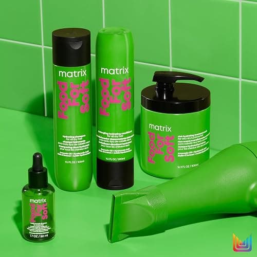 Matrix Rich Hydrating Treatment Mask for Very Dry and Porous Hair, With Avocado Oil and Hyaluronic Acid, Food For Soft, 500 ml thumbnail 12