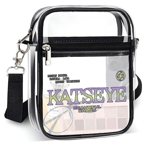 Clear Bag Stadium Approved for Beautiful Chaos Tour, Crossbody Bag For KATSEY Concert Outfit, Gifts For Music Festivals, Merch - Image 1
