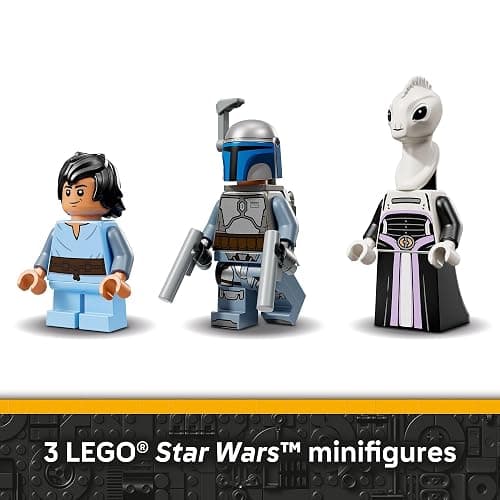 LEGO Star Wars: Attack of The Clones Jango Fett's Starship Building Toy - Pretend Play Set for Boys & Girls, Ages 9+ - Gift for Birthdays - Collectible Model Kit & Kids Room Decor - 75433 thumbnail 5