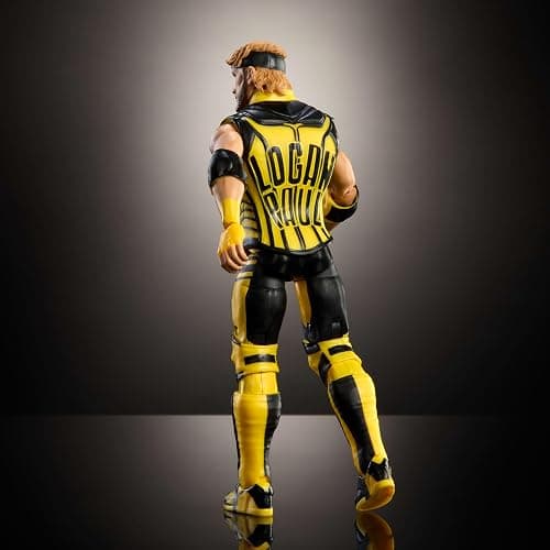Mattel WWE Top Picks Elite Action Figure & Accessories Set, Logan Paul 6-inch Collectible with Swappable Hands, Ring Gear & 25 Articulation Points thumbnail 6