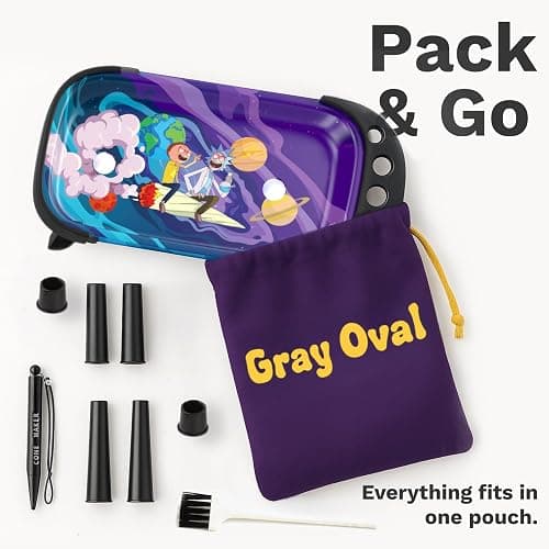 Rolling Tray with Cone Loader Accessories for King Size & 1 1/4 Size Pre Rolled Cones, Cone Filler & Foldable Stand - All-in-one Rolling Tray Set with Storage Bag by Gray Oval thumbnail 3
